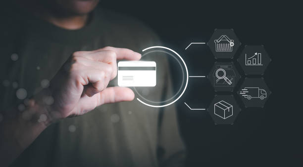 istock planning and strategy progress or success Man's hand touching a virtual reality screen in shopping through the internet, online trading, searching for information, and online marketing 1478995679