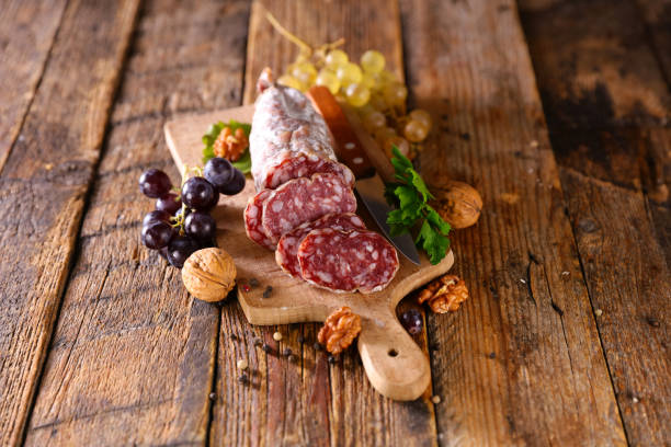 istock French salami on wooden board 1478998040