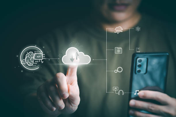 istock The person showing AI technology that connects information to various systems, concepts, management, digital transformation Internet of Things, Big Data and Business Processes, Automated Operations 1479001846