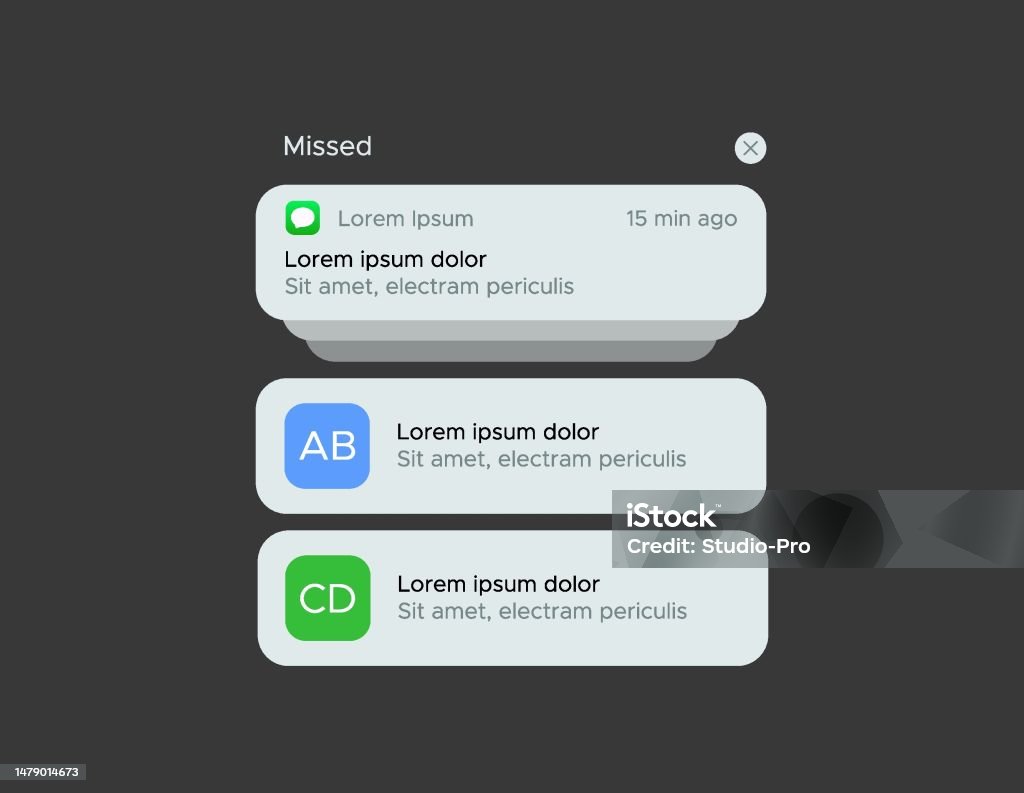 Mockup templat pemberitahuan push - Bebas Royalti Ikon pemberitahuan vektor stok Mockup templat pemberitahuan push - Bebas Royalti Ikon pemberitahuan vektor stok