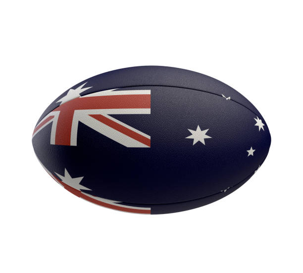istock Rugby Ball And Australia Flag Design 1479016574