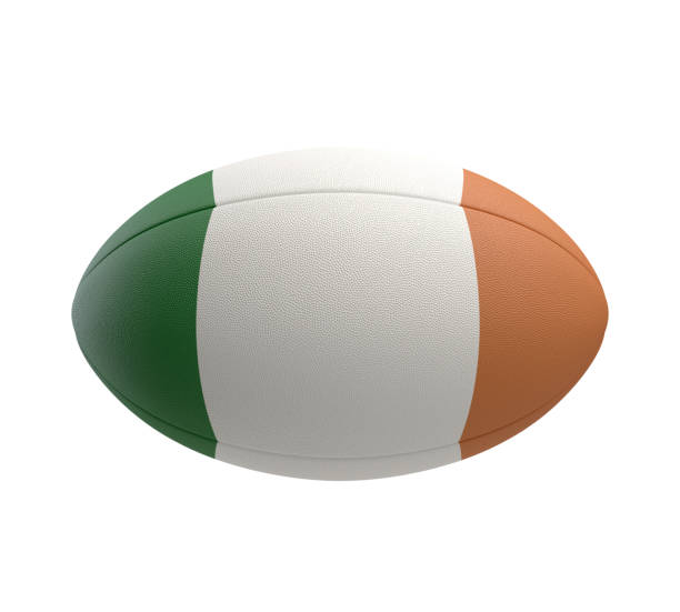 istock Rugby Ball And Ireland Flag Design 1479016701