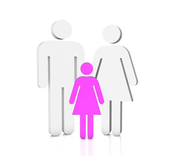 Family with daughter