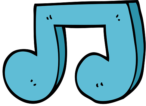 Music Time Cartoon Note Cartoon Doodle Musical Notes Stock Illustration - Download Image Now ...