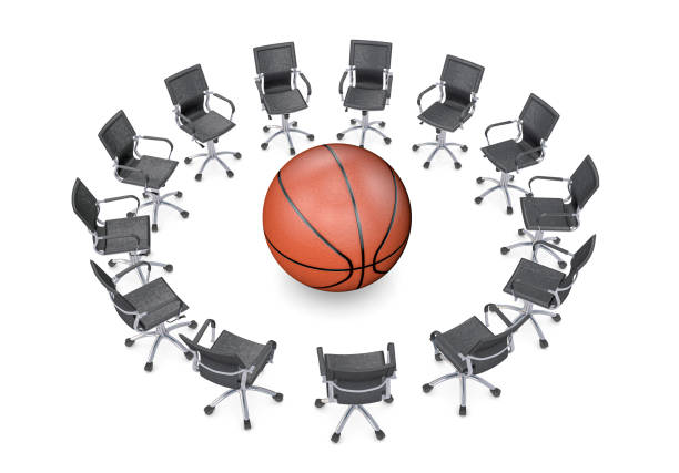 empty white chairs before a public performance in a conference hall. education and development