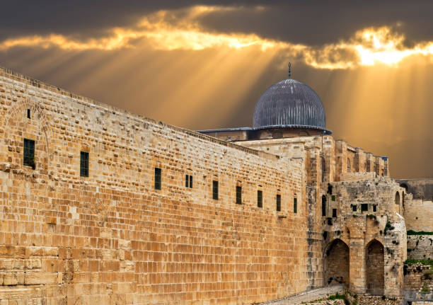 Ancient Al-Aqsa Mosque located in old city of Jerusalem and is the third holiest site of Islam