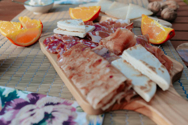 istock Picnic table with traditional food. 1479029017