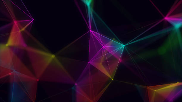 istock Global network connections. Abstract neural networks cyberspace. Futuristic grid artificial intelligence. Technology cyber dynamic. 3D rendering. 1479029018