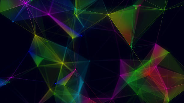 istock Global network connections. Abstract neural networks cyberspace. Futuristic grid artificial intelligence. Technology cyber dynamic. 3D rendering. 1479029026