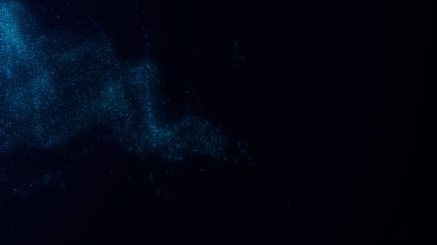 istock Whirlwind with chaos particles. Abstract water vortex. Explosion dynamic wave in space. Futuristic flow dots. Wormhole shimmering with dust. 3d rendering. 1479030665