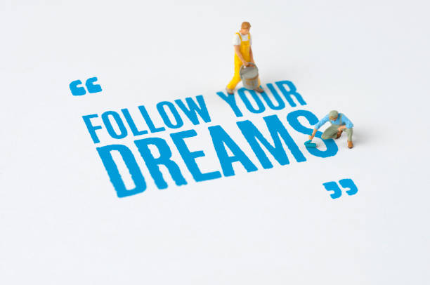 Motivation: Follow your dreams - fotografia de stock