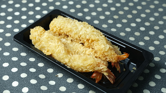 Crispy Breaded Prawns, breaded deep-fried shrimp