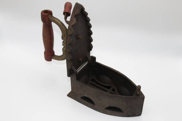 istock Vintage iron isolated on a white background 1479050973
