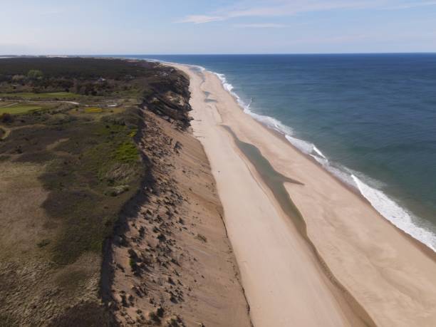 istock Aerial shot of an empty beach shore 1479055641
