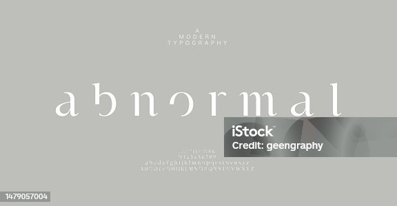 istock Creative modern logo alphabet font. Abstract typography urban sport, techno, fashion, digital, future creative logos fonts. vector illustration 1479057004