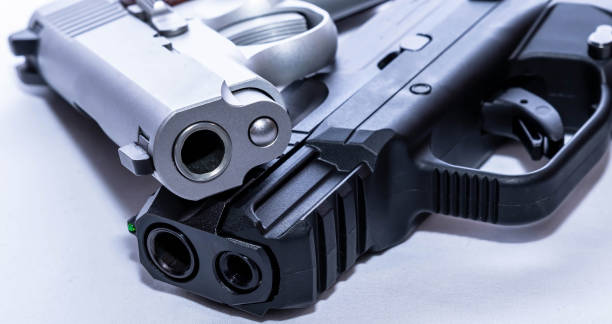 istock A pair of semi-automatic pistols 1479067981