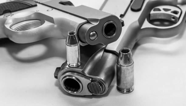 Two pistols along with hollow point bullets