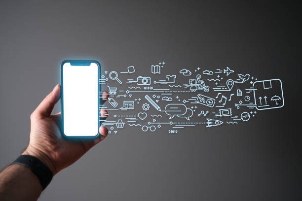 istock Online shopping with smartphone 1479069258