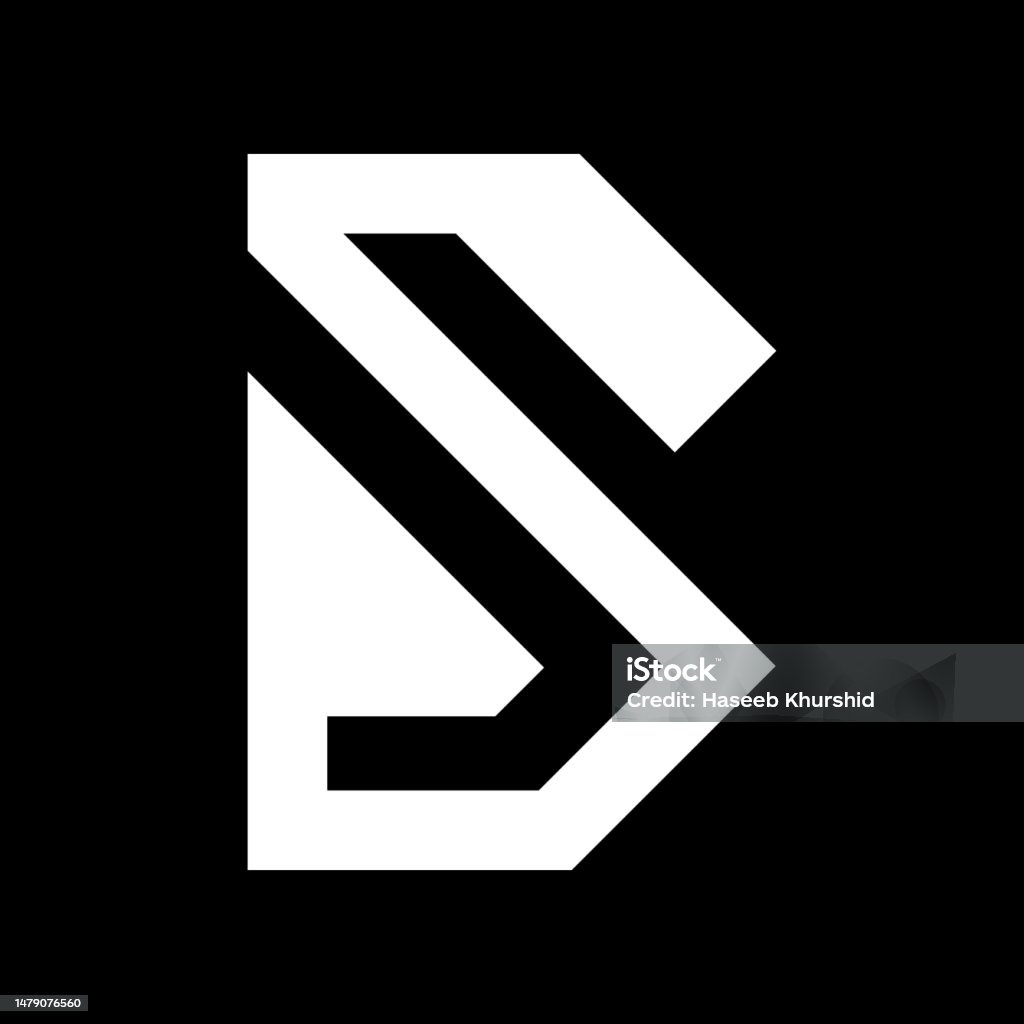 Minimales Sblogo Symbol Eines Sbbriefes Auf Einem Luxushintergrund