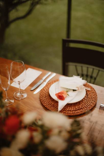 istock Interior of a restaurant decorated with flowers for a wedding celebration ceremony 1479087926