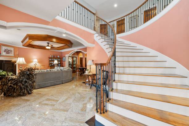 istock Modern two-story house with elegant decorations in New England 1479092480