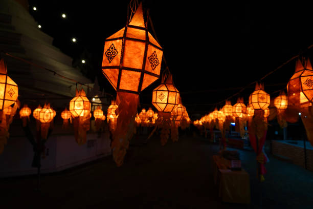 istock illuminated temple lanterns swinging in the wind 1479097834
