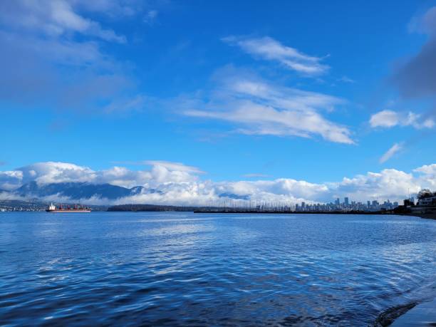 istock Tranquil seascape featuring a peaceful sea under a cloudy sky 1479098032