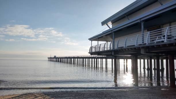 istock Idyllic pier overlooking a tranquil body of water 1479100626