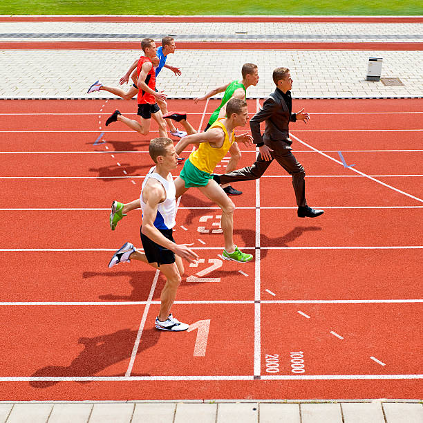 Winning business stock photo