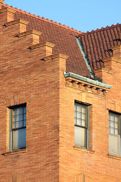 istock Closer view of a red brick building 147910749