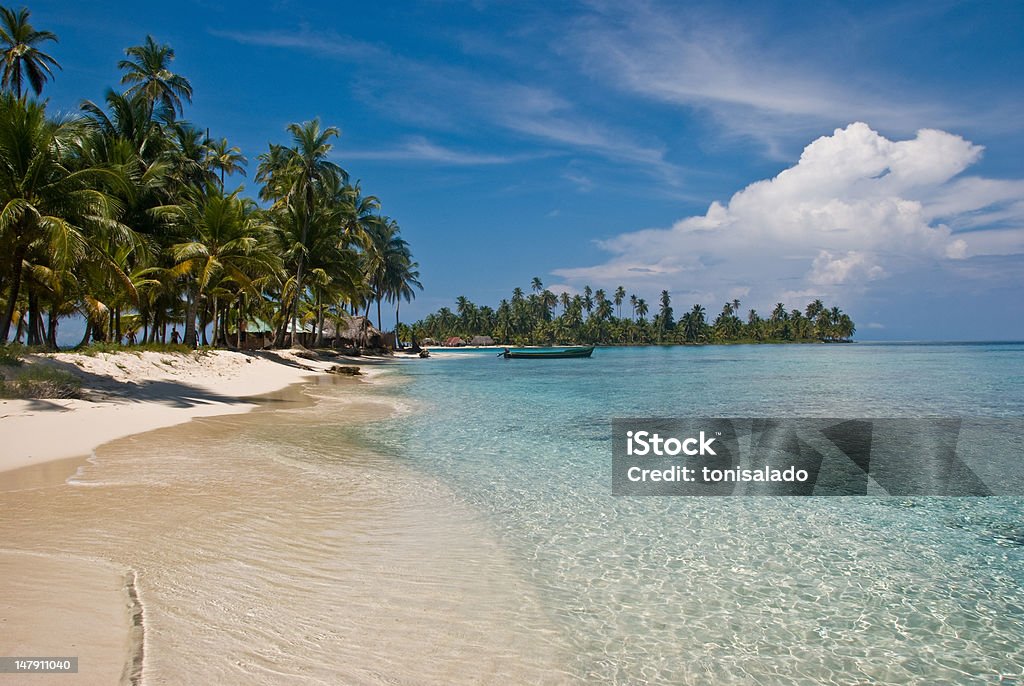 Isla desierta - Foto de stock de Panamá libre de derechos