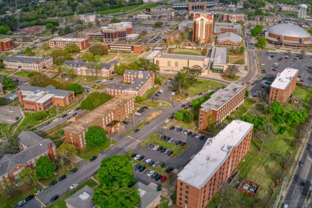 istock Aerial View of a large public University in Montgomery, Alabama 1479110629