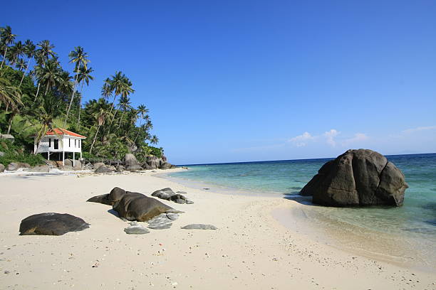 Beautiful beach inb tropical island