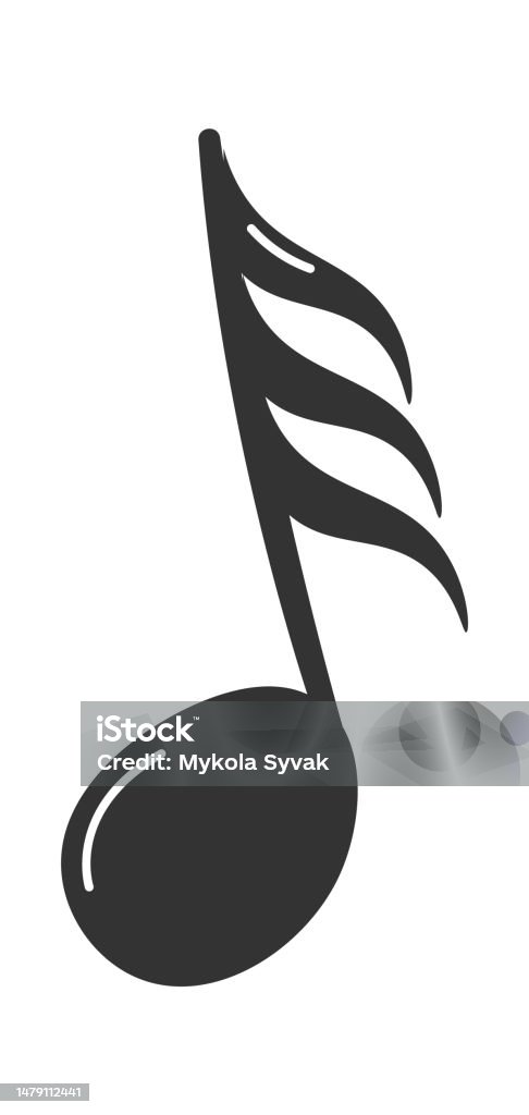 Thirtysecond Music Note Stock Illustration - Download Image Now ...