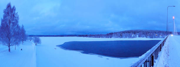 istock Kemijoki river and J tk nkynttil bridge, Rovaniemi, Finland 1479112877