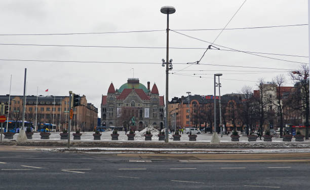 istock Station Square with snow, Helsinki, Finland 1479112956