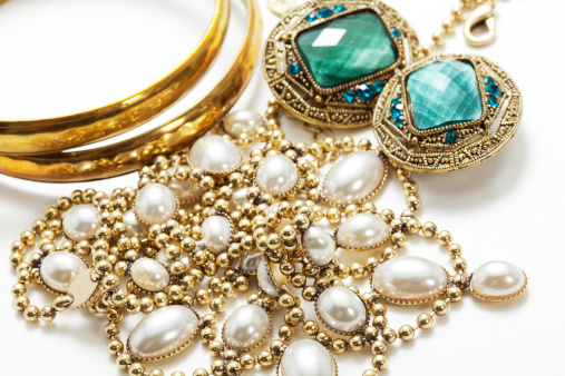 a collection of vintage jewelry