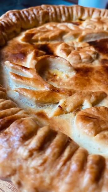 istock Image of a pie with meat and spices 1479123663