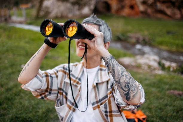 istock Woman explores the nature around her 1479125662