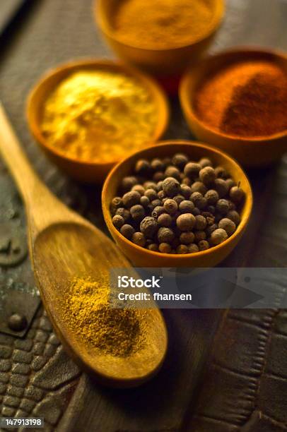 Spices Stock Photo - Download Image Now - Allspice, Bowl, Cumin