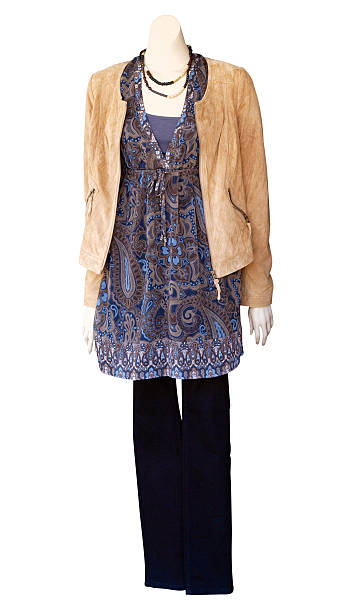 istock Female Mannequin with Jacket 147913881
