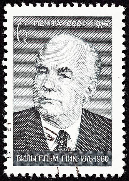 istock Canceled Soviet Russia Postage Stamp Wilhelm Pieck President East Germany 147913965