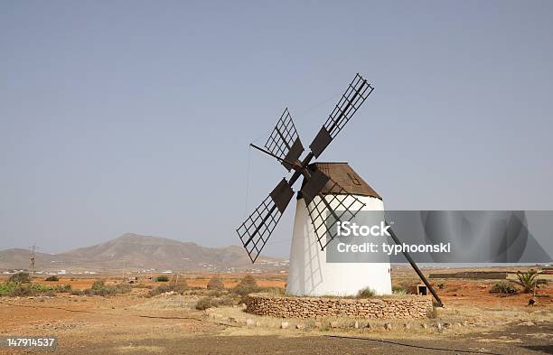 Spanish Windmill Stock Photo - Download Image Now - Agriculture, Architecture, Atlantic Islands