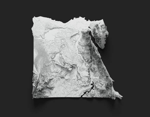 istock Map of Egypt with national flag. 3d Illustration 1479151871