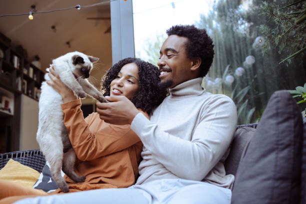 istock Happy couple with pet 1479158809