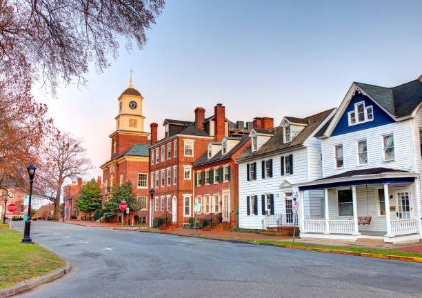 Downtown Dover, Delaware stock photo