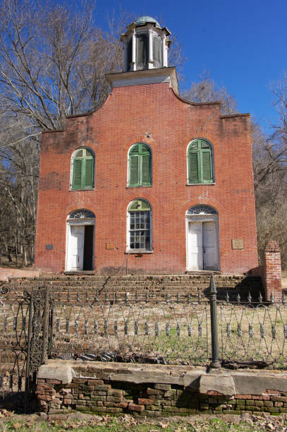 istock Old abandoned church in ghost town 1479164327