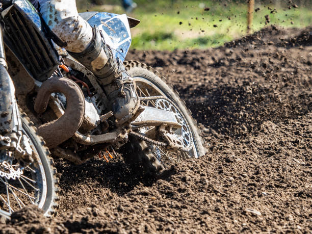 istock Motocross scene on a race 1479165132