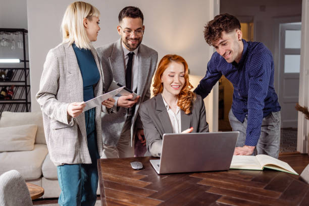 istock Business colleagues gathered around the meeting table 1479167759