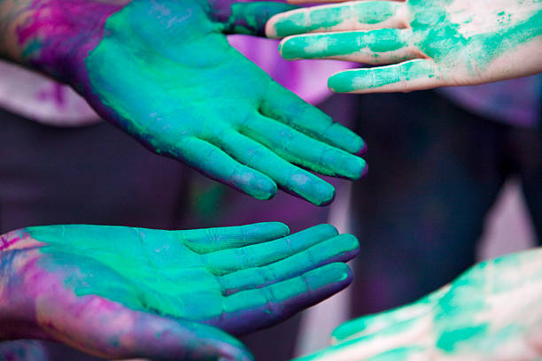 istock Holi festival in India 147916810